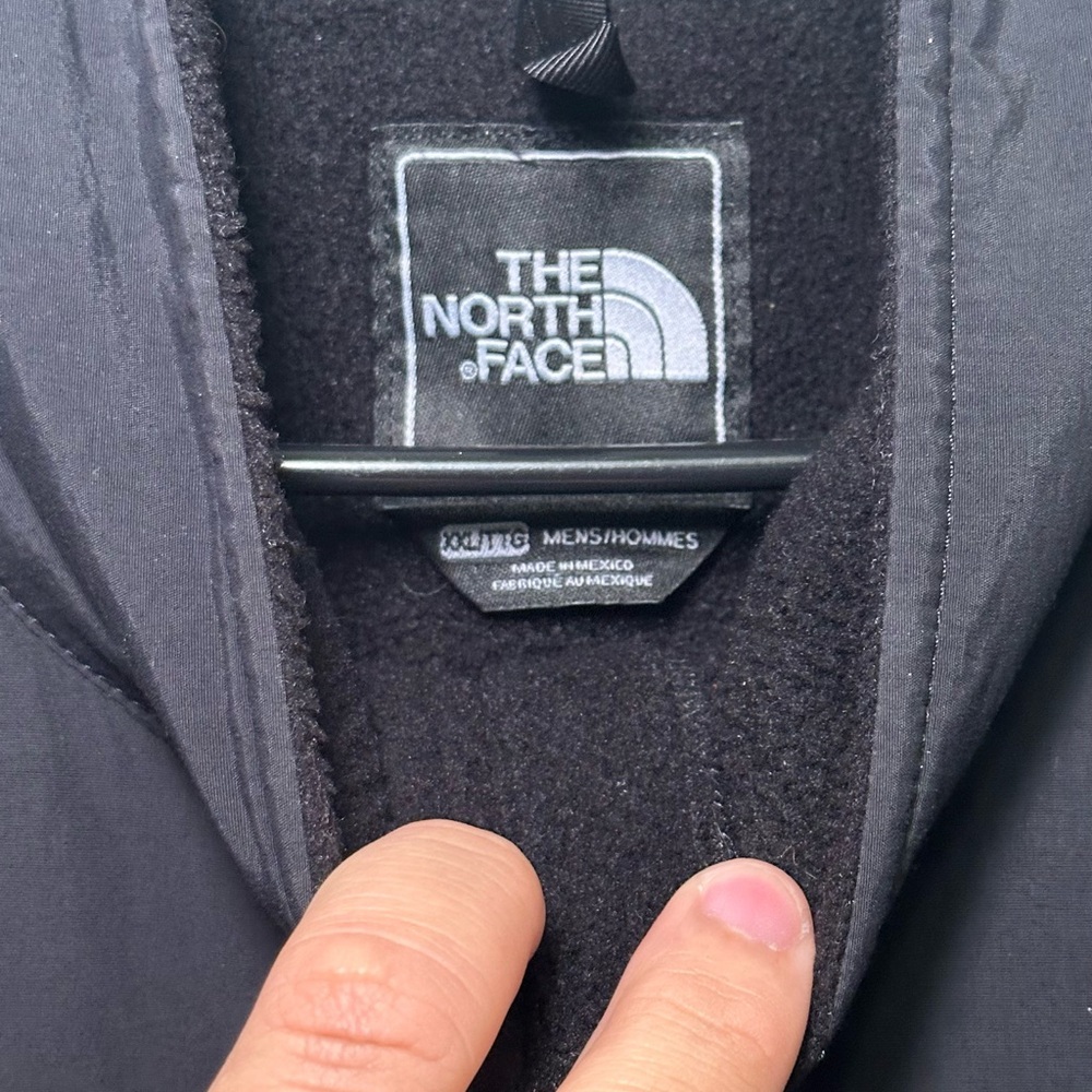 The North Face Black Gray Polartec Amyn Fleece Jacket Full-Length Zipper 2XL - Picture 9 of 12